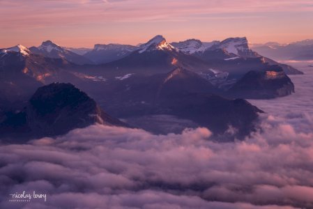 Feb 09, 2026 &bull; Vercors - Lever de soleil depuis le Moucherotte